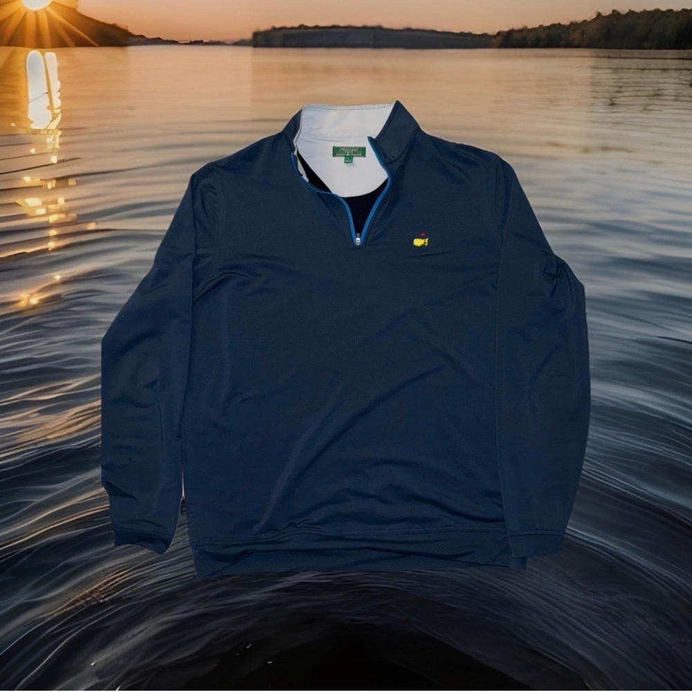 2025 Masters by Peter Millar Men’s Large 1/4 quarter zip Golf pullover limited